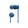 Sony WI-C100 ausinės belaidės į ausis įdedamos skambučiams / muzikai Bluetooth mėlynos