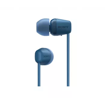 Sony WI-C100 ausinės belaidės į ausis įdedamos skambučiams / muzikai Bluetooth mėlynos