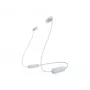 Sony WI-C100 ausinės belaidės į ausis įdedamos skambučiams / muzikai „Bluetooth“ baltos