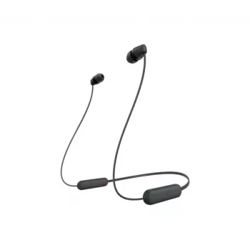 Sony WI-C100 ausinės belaidės į ausis įdedamos skambučiams / muzikai Bluetooth juoda