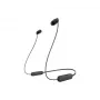 Sony WI-C100 ausinės belaidės į ausis įdedamos skambučiams / muzikai Bluetooth juoda
