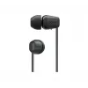 Sony WI-C100 ausinės belaidės į ausis įdedamos skambučiams / muzikai Bluetooth juoda