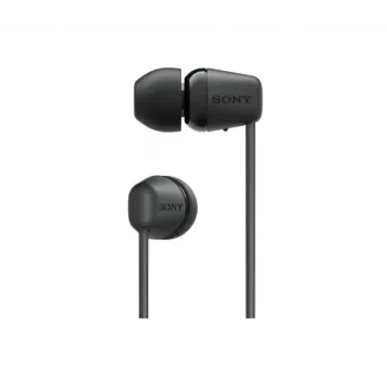 Sony WI-C100 ausinės belaidės į ausis įdedamos skambučiams / muzikai Bluetooth juoda