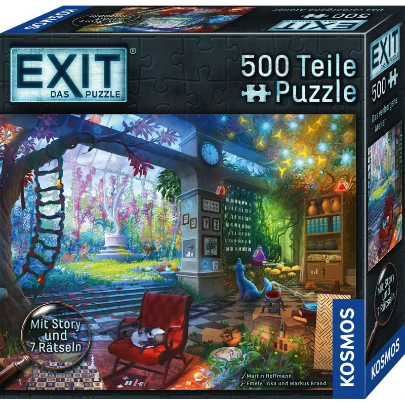 Dėlionė Kosmos EXIT – The Puzzle: The Hidden Atelier, 500 vnt.