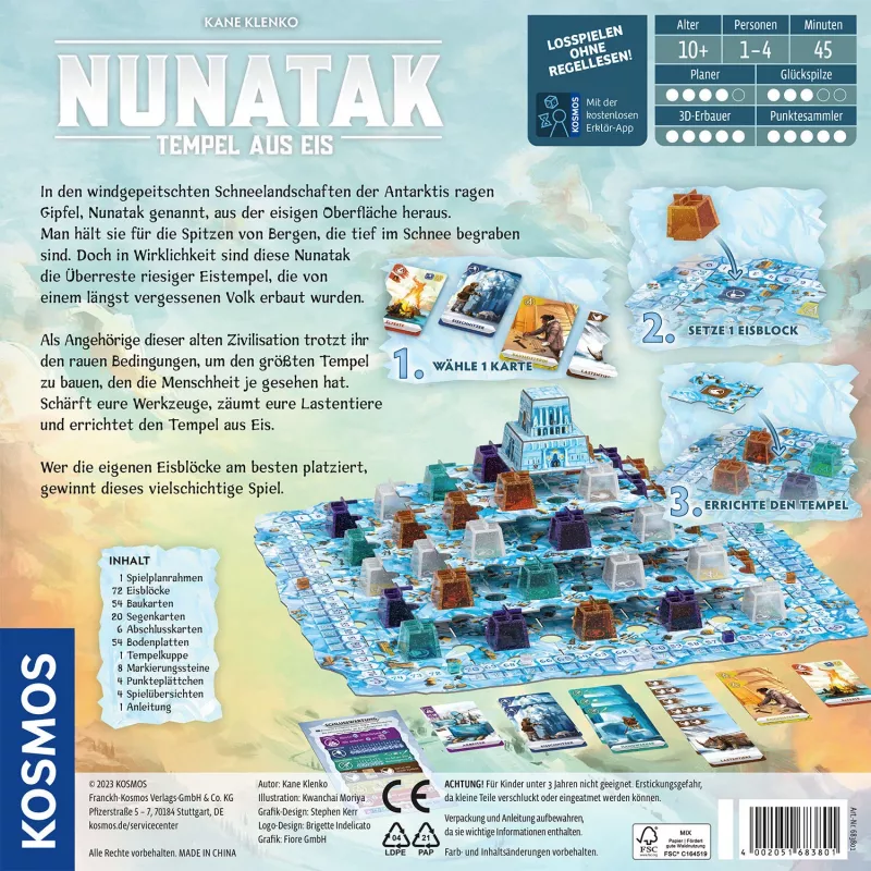 Kosmos Nunatak 45 min Stalo žaidimas Dėlionė