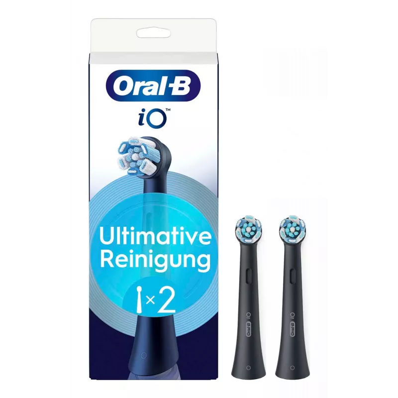Oral-B iO Ultimate Clean 16262903 dantų šepetėlio galvutė 2 vnt. Juoda