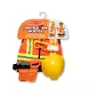 Melissa & Doug statybininko vaidmenų žaidimo kostiumo aprengimo rinkinys (6 vnt.)