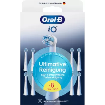 Oral-B 8700216778541 dantų šepetėlio galvutė 8 vnt. Balta