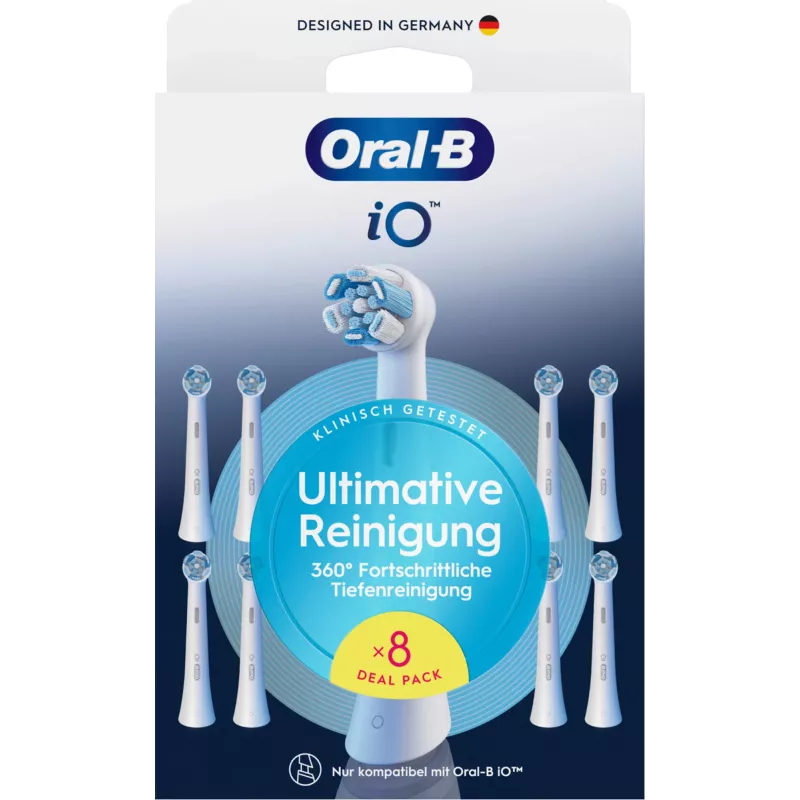 Oral-B 8700216778541 dantų šepetėlio galvutė 8 vnt. Balta