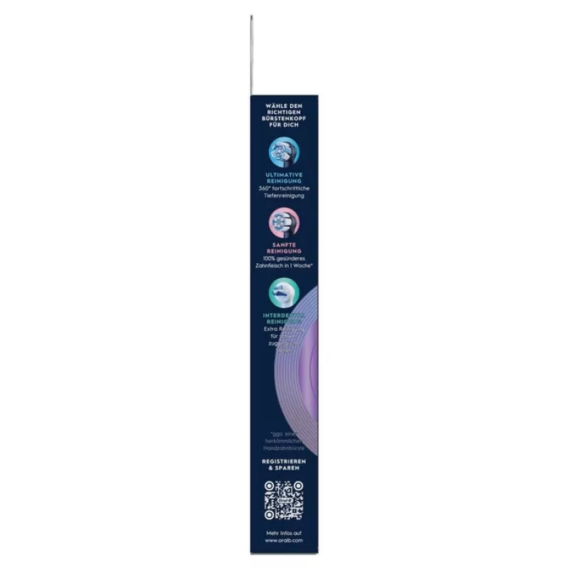 „Oral-B iO Radiant White“ keičiamųjų šepetėlių galvučių rinkinys, 4 vnt., juoda
