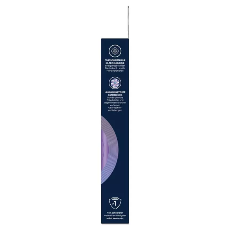 „Oral-B iO Radiant White“ keičiamųjų šepetėlių galvučių rinkinys, 4 vnt., juoda