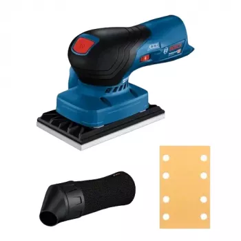 Bosch GSS 12V-13 PROFESSIONAL atsitiktinio orbitinio šlifuoklio 1000 RPM 2000 OPM juoda, mėlyna, raudona