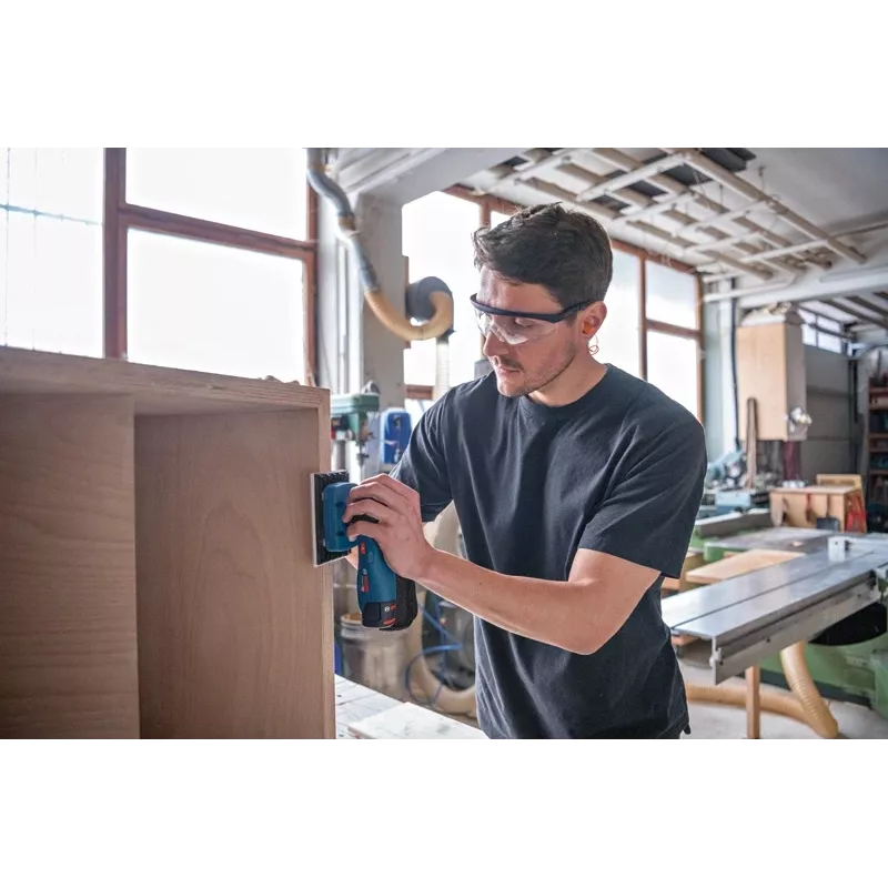 Bosch GSS 12V-13 PROFESSIONAL atsitiktinio orbitinio šlifuoklio 1000 RPM 2000 OPM juoda, mėlyna, raudona