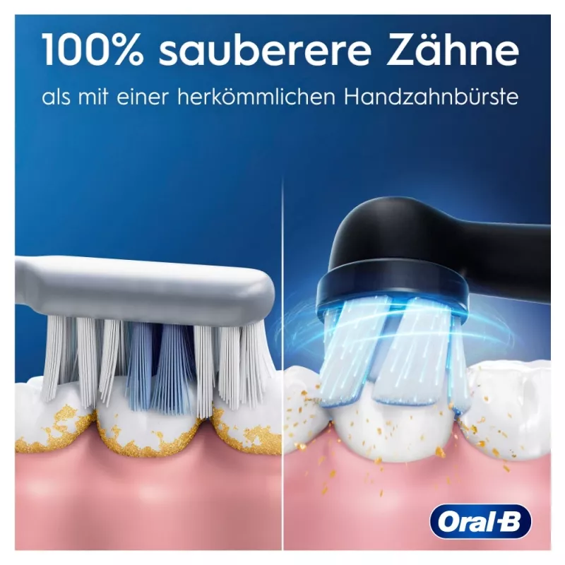 Elektrinis dantų šepetėlis BRAUN Oral‑B iO Series 2 Duo Juoda/Green, įkraunamas, modelis 62418