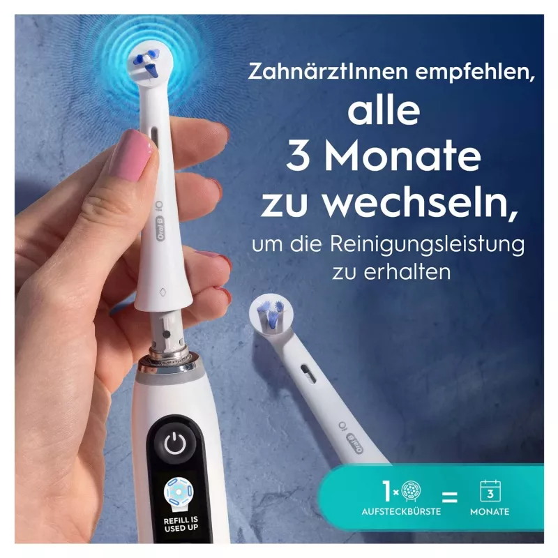 Tarpdančių šepetėliai Oral-B iO 373371 2 vnt. — keičiamieji tarpdančių valymo šepetėliai