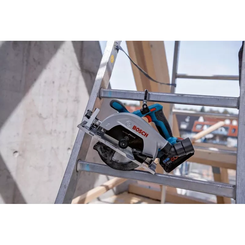 Bosch GKS 18V-57-2 L PROFESSIONAL 16,5 cm Juoda, Mėlyna, Sidabrinė 5000 aps./min.
