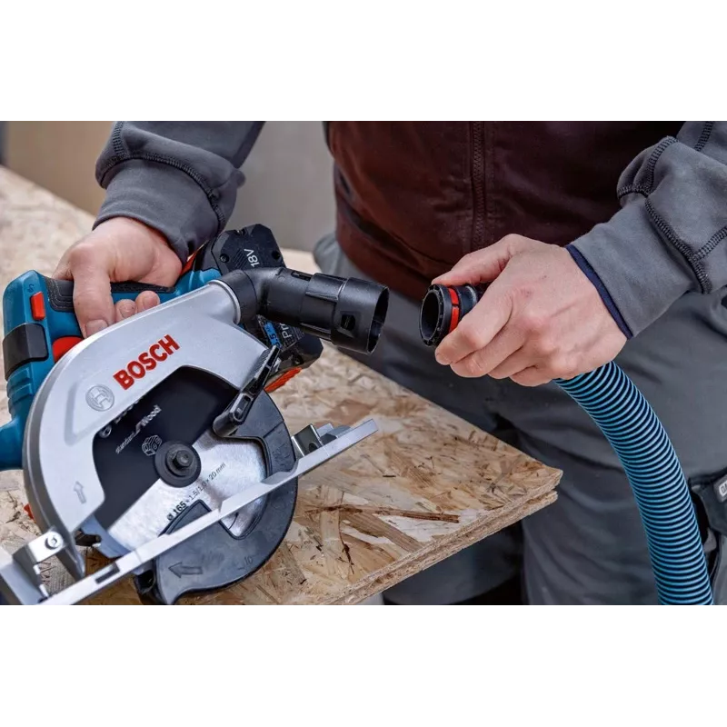 Bosch GKS 18V-57-2 L PROFESSIONAL 16,5 cm Juoda, Mėlyna, Sidabrinė 5000 aps./min.