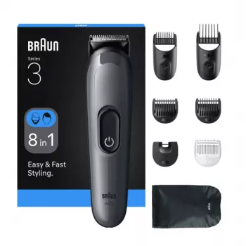 Braun AIO3540 plaukų kirpimo mašinėlė / kirpėjas, juoda, pilka 14 nikelio-metalo hidrido (NiMH)