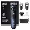 Braun BeardTrimmer 7 BT7520 baterija 40 2 cm Wet & Dry Juoda, Blue