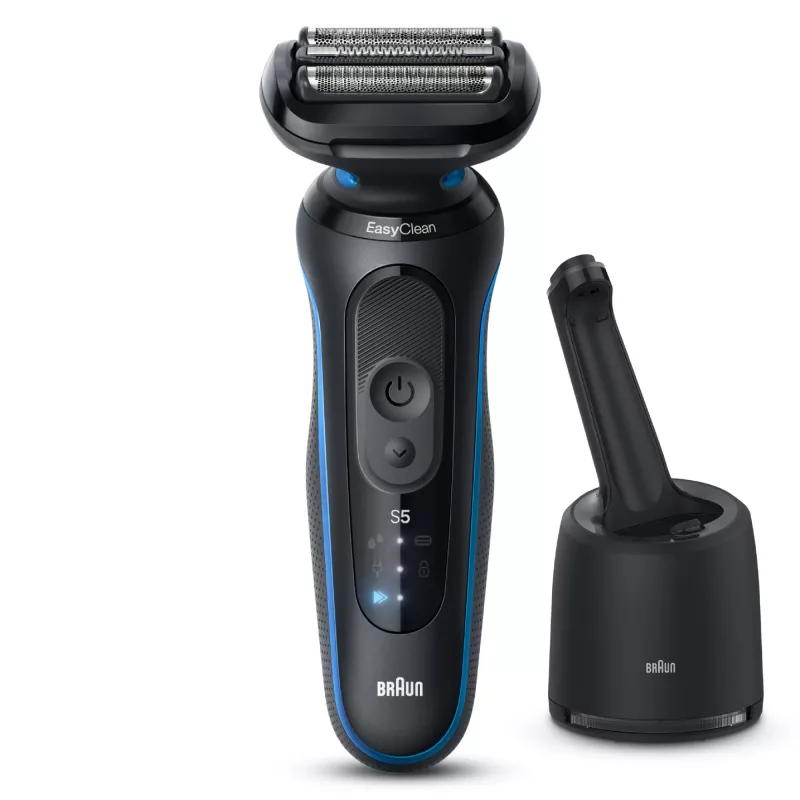 Braun Series 5 52-B7000cc folijos tipo skustuvas su kirpikliu, juodas, ličio jonų baterija