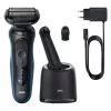 Braun Series 5 52-B7000cc folijos tipo skustuvas su kirpikliu, juodas, ličio jonų baterija