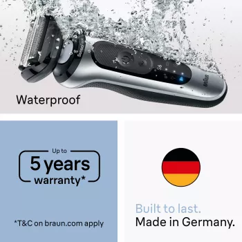 Elektrinė skustuvė BRAUN Series 6 62-B1200S Wet & Dry su integruotu barzdos kirptuvu