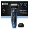 Elektrinė skustuvė BRAUN Series 6 62-B1200S Wet & Dry su integruotu barzdos kirptuvu