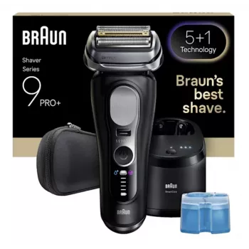 Foil shaver Braun Series 9 Pro+ 9660CC Juoda Sidabrinė Stainless Steel