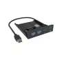 Icybox priekinė panelė 61169 3,5 colio įrenginio nišai — priekinės nišos panelė, modelis 61169
