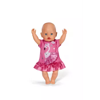 Lėlės suknelė Peterkin BABY born Flamingo 43 cm lėlėms, sulankstoma, amžius 3+