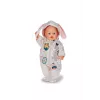 Peterkin BABY born žieminis kombinezonas Cream lėlėms 43 cm, sulankstomas, nuo 3 metų