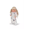 Peterkin BABY born žieminis kombinezonas Cream lėlėms 43 cm, sulankstomas, nuo 3 metų
