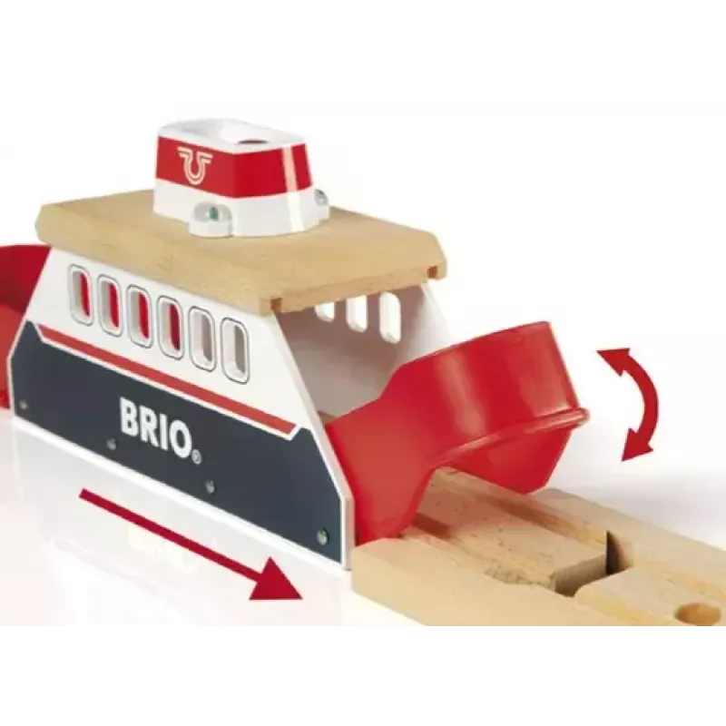 Peizažo priedas prie BRIO medinio geležinkelio, Ravensburger — modelis 33569, 3 dalys, LR44 baterija įdėta