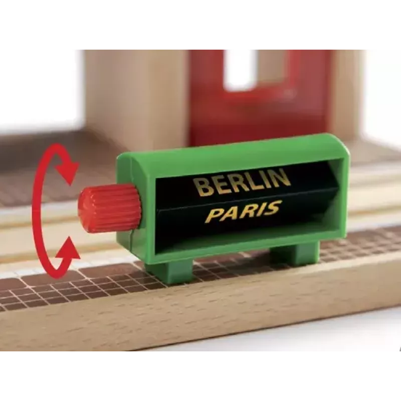 Model Railway Record & Play Station by Ravensburger – BRIO, 3 dalys, AA baterija, juoda/žalia/raudona