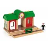 Model Railway Record & Play Station by Ravensburger – BRIO, 3 dalys, AA baterija, juoda/žalia/raudona