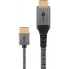 Goobay HDMI laidas 3 m Type A vyriškas į vyrišką 18 Gbit/s pilkas