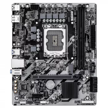 GIGABYTE H810M K Micro ATX pagrindinė plokštė, skirta Intel Core Ultra (2 serija) — LGA 1851, DDR5 iki 6400MHz, 1x PCIe 4.0 M.2, 1GbE