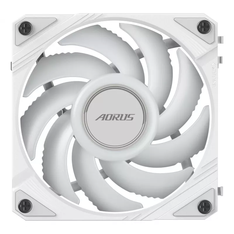GIGABYTE AORUS EZ CHAIN FAN 120 ICE sistemos skysčiu aušinimo sistema 12 cm Balta