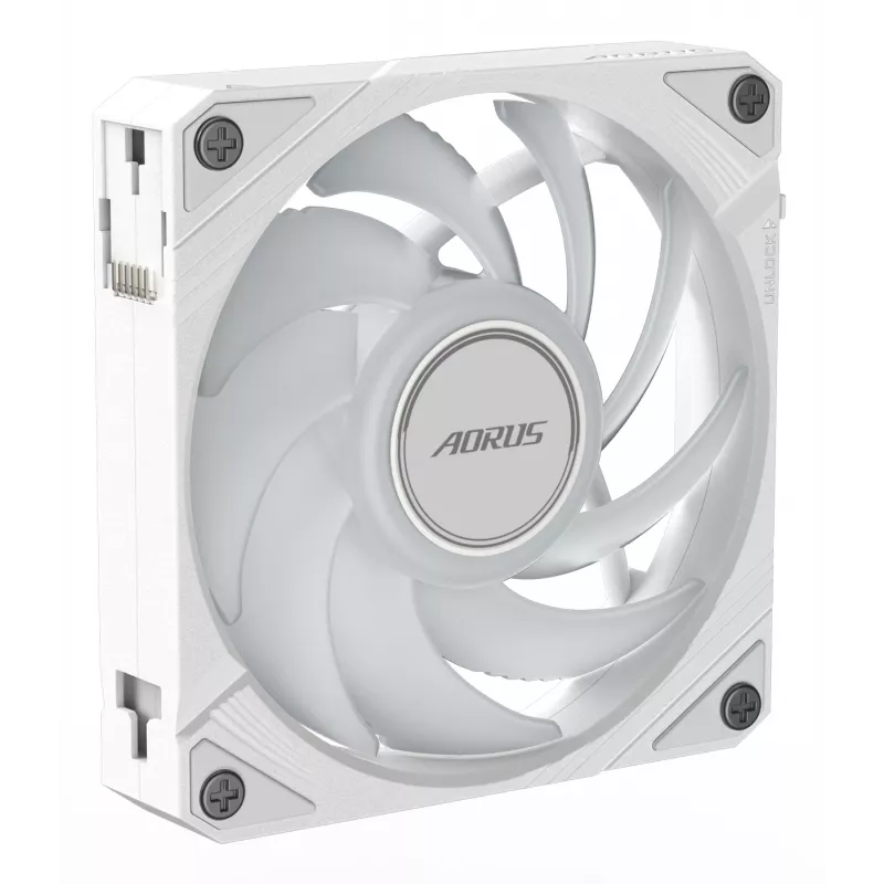 GIGABYTE AORUS EZ CHAIN FAN 120 ICE sistemos skysčiu aušinimo sistema 12 cm Balta