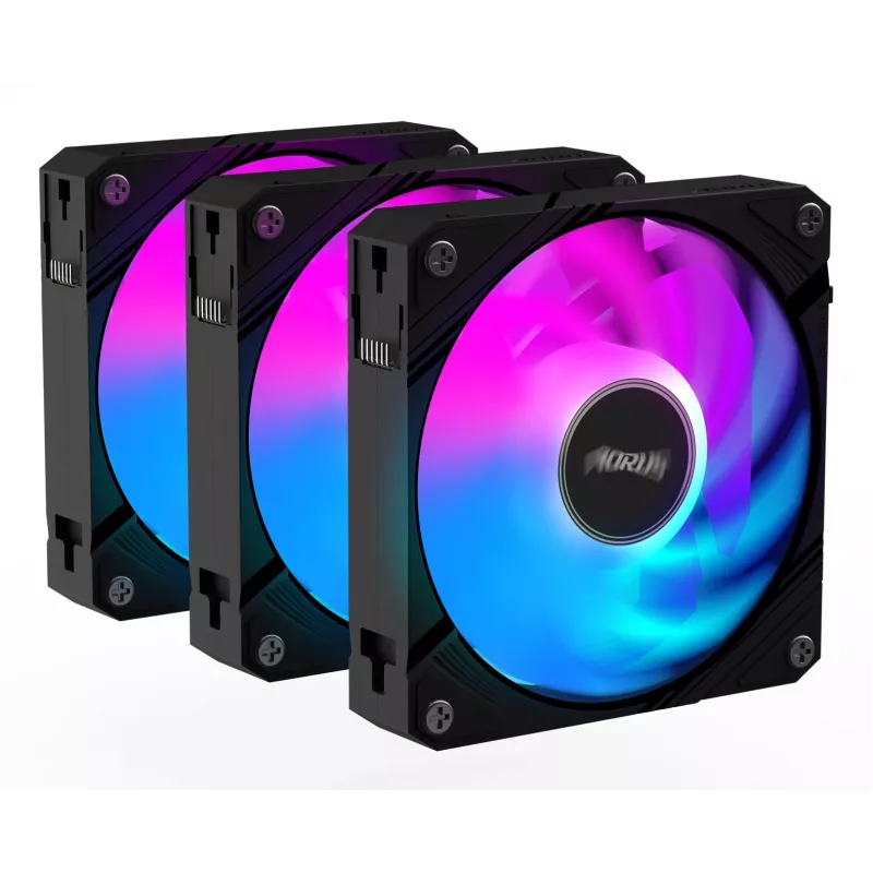GIGABYTE AORUS EZ CHAIN FAN 120 (3-Pack) Pagrindinė plokštė 12 cm Juoda 3 vnt.
