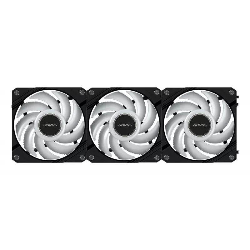 GIGABYTE AORUS EZ CHAIN FAN 120 (3-Pack) Pagrindinė plokštė 12 cm Juoda 3 vnt.