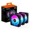 GIGABYTE AORUS EZ CHAIN FAN 120 (3-Pack) Pagrindinė plokštė 12 cm Juoda 3 vnt.