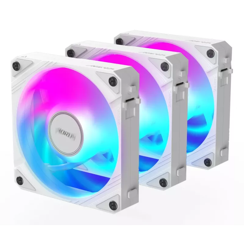 GIGABYTE AORUS EZ CHAIN FAN 120 ICE pagrindinė plokštė 12 cm Balta 1 vnt.