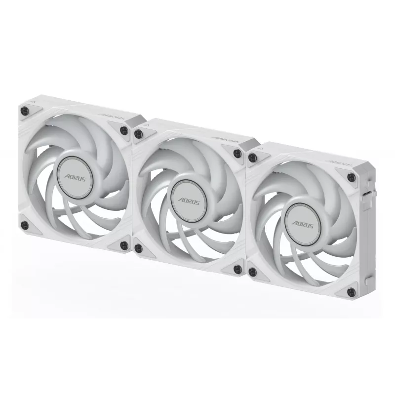 GIGABYTE AORUS EZ CHAIN FAN 120 ICE pagrindinė plokštė 12 cm Balta 1 vnt.