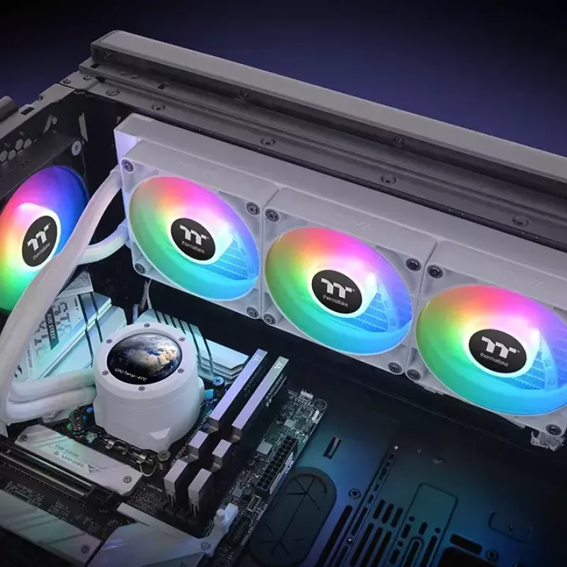 Skysčio aušinimo komplektas Thermaltake TH360 V2 Ultra ARGB 36 cm Baltas