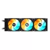 GIGABYTE GAMING 360 skysčio CPU aušintuvas- 3x120mm ARGB ventiliatoriai, įstumiamas fiksavimo mechanizmas, DAISY-CHAIN, suderinamas su Intel LGA 1851 ir AMD AM5