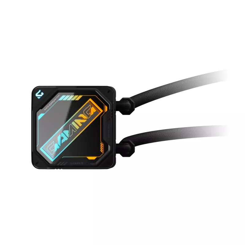 GIGABYTE GAMING 360 skysčio CPU aušintuvas- 3x120mm ARGB ventiliatoriai, įstumiamas fiksavimo mechanizmas, DAISY-CHAIN, suderinamas su Intel LGA 1851 ir AMD AM5