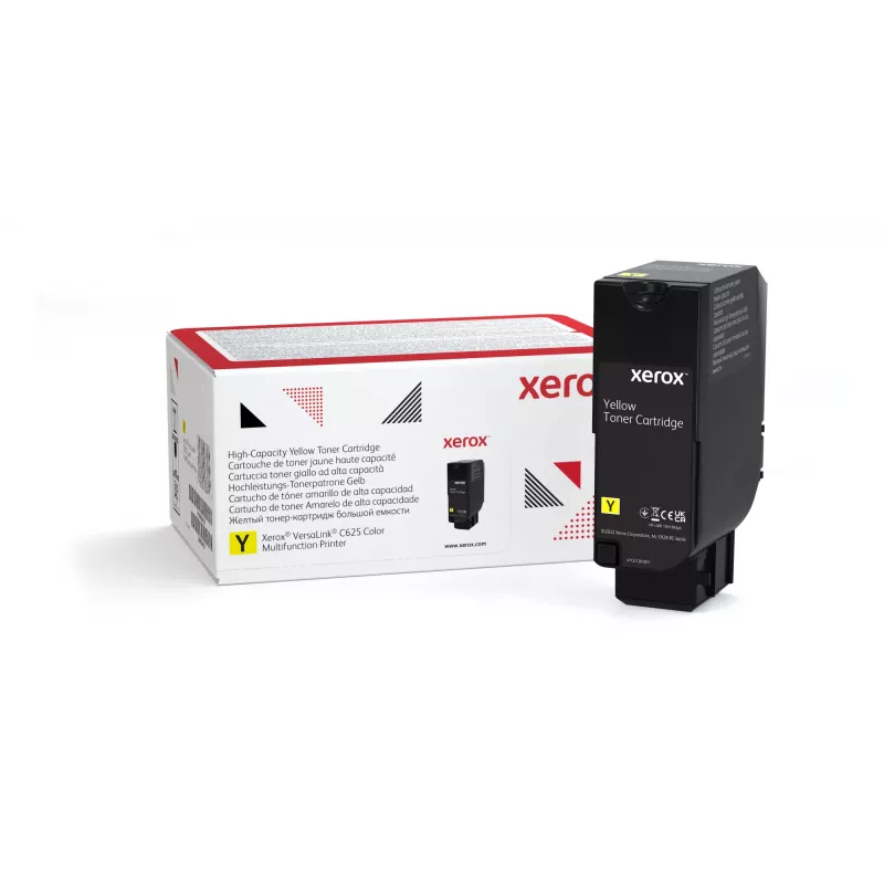 Xerox Genuine ® VersaLink® C625 Spalvoto Daugiafunkcio Spausdintuvo Geltona Didelės Talpos Tonerio Kasetė (16000 Puslapių) - 006R04639