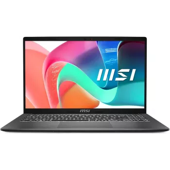 Nešiojamas kompiuteris MSI Modern 15 F13MG-802 — 15,6 colio Full HD, Intel Core i5-1334U, 16 GB RAM, 512 GB SSD, Intel Iris Xe, Windows 11 Home, pilka