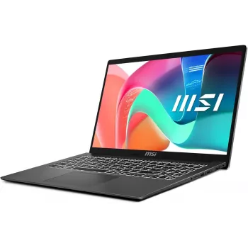Nešiojamas kompiuteris MSI Modern 15 F13MG-802 — 15,6 colio Full HD, Intel Core i5-1334U, 16 GB RAM, 512 GB SSD, Intel Iris Xe, Windows 11 Home, pilka